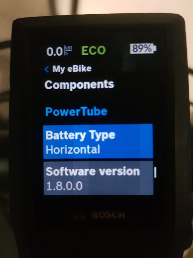 Bateria Bosch Powertube 500 horizontal MX 2021 para bicicleta electrica